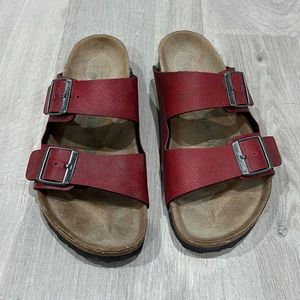 Women Birkenstock Sandals Size 39 Red